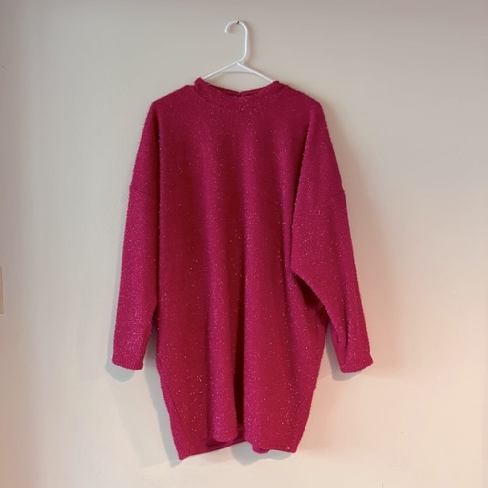 H&M Sparkly Fuzzy Dress